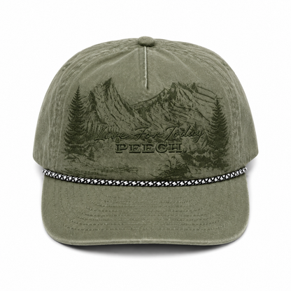 Live For Today Nature Scene Hat